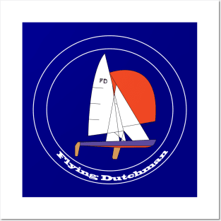 Flying Dutchman Sailboat Posters and Art